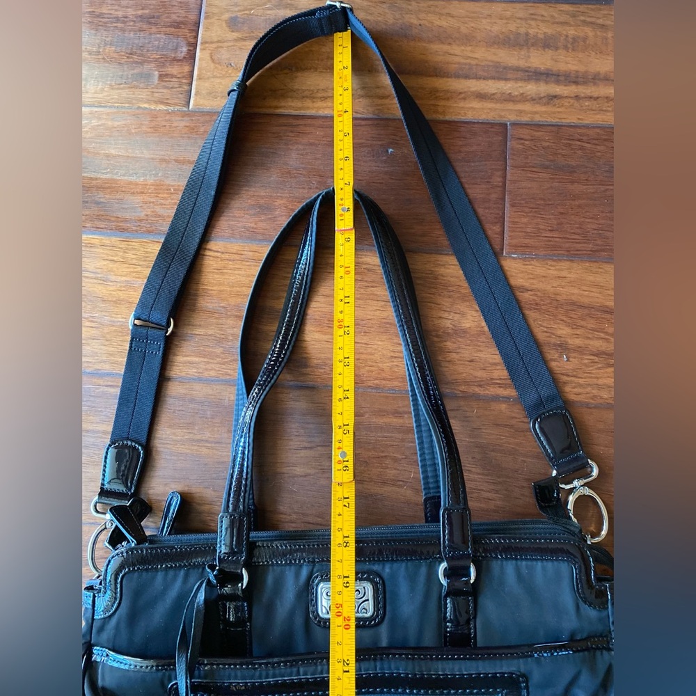Brighton Brett Work It Tote Black Padded Laptop Bag - Picture 10 of 15